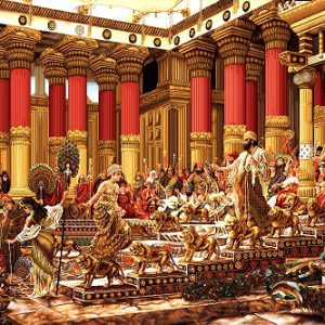 نخ و نقشه طرح تخت سلیمان (۱)
