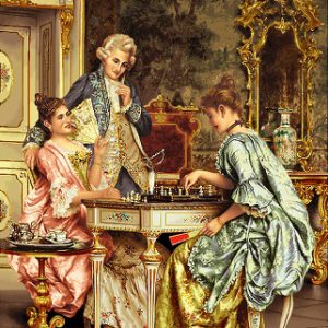 نخ و نقشه طرح شطرنج باز (۱)