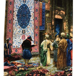 تابلو فرش دستباف بازار قاهره