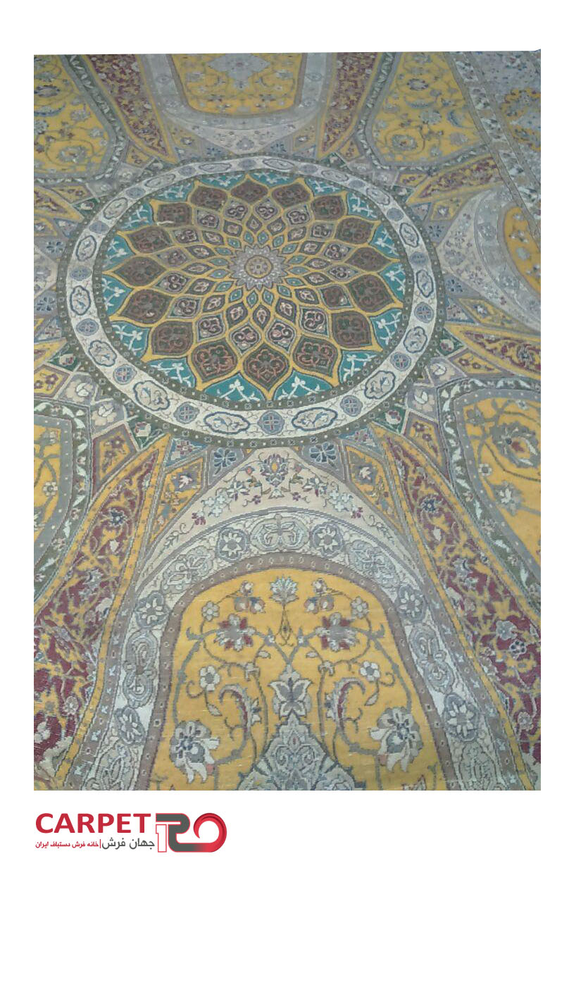 فرش دستباف طرح شهیادی 24 متری بافت نایین (9)